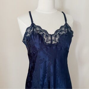 Vintage Christian Dior Floral Lace Slip Dress